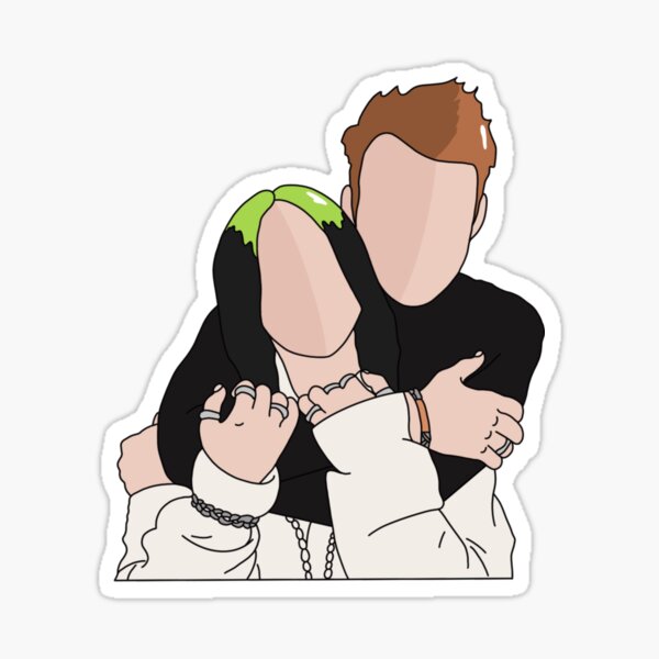Billie y Finneas Pegatina