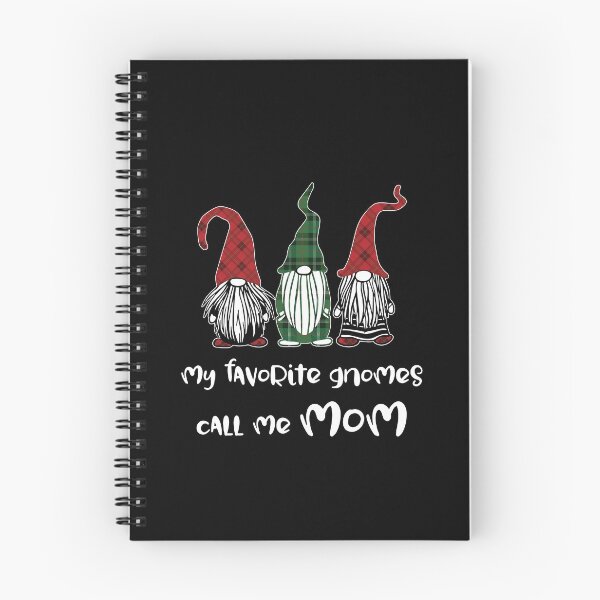 Item preview, My Favorite Gnomes Call Me Mom Christmas Matching Mom Gift Funny Gnomes In Plaid Hats designed and sold by FunnySunny T-Shirts.