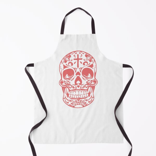Item preview, Smoky pink designer skeleton head designed and sold by Mandala & More.