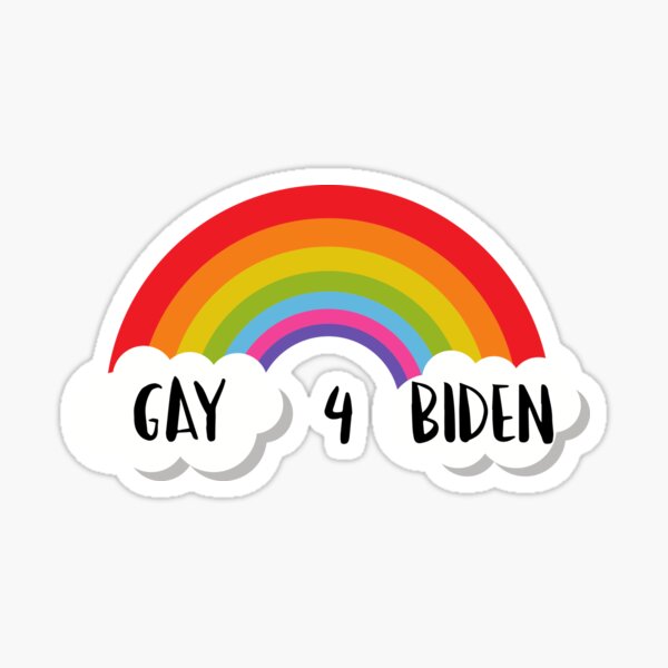Item preview, Gay For Biden 2020 LGBT, LGBTQ Rainbow Gay Pride designed and sold by aronia.