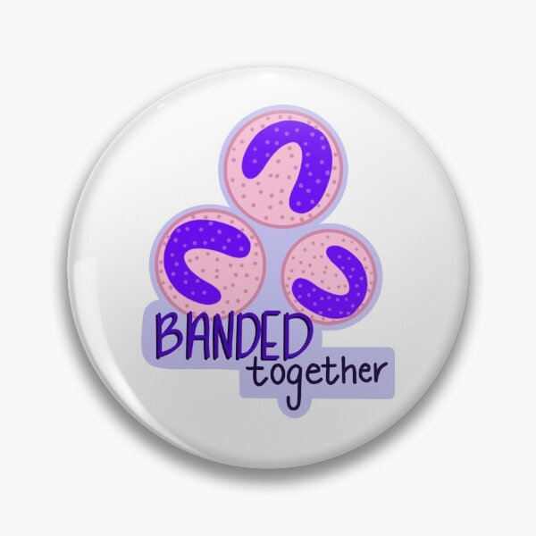 Item preview, Banded Together Neutrophil Sticker designed and sold by hlsmith436.