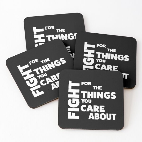 Item preview, Fight for the things you care about R.G.B designed and sold by Simple Text.