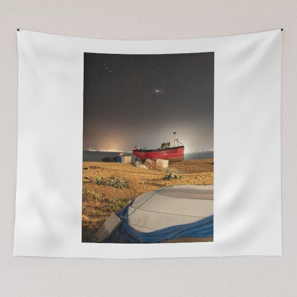 Item preview, Hythe Fisherman's Beach at Night designed and sold by rogerstanger.