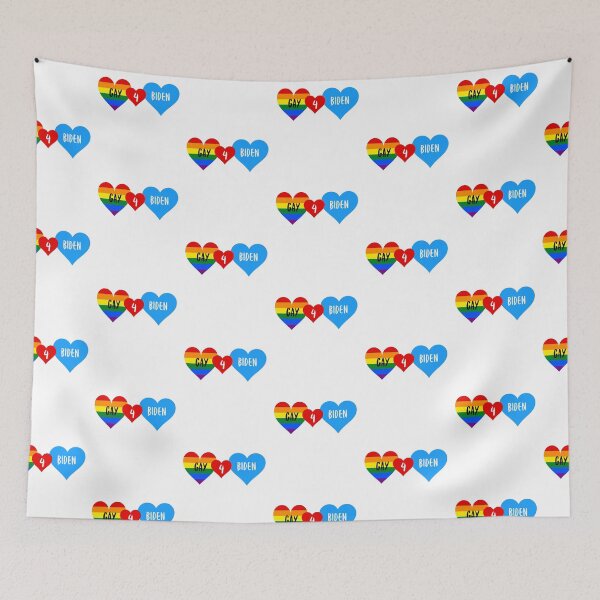 Item preview, Gay For Biden 2020 LGBT LGBTQ Rainbow Gay Pride Heart designed and sold by aronia.