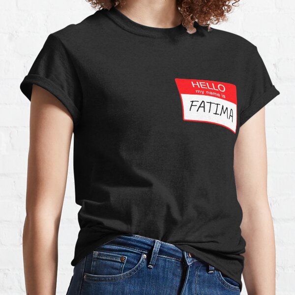 Camiseta Personalizada de Mujer con Nombre: Fatima – Karmia Shop