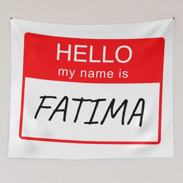 Item preview, Hello My Name Is Fatima Name Tag Custom Personalised Design  designed and sold by CreatedbyJR.