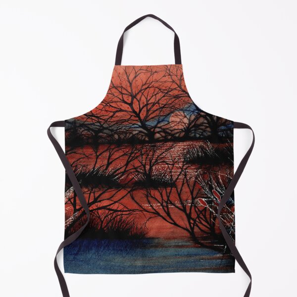 Item preview, October Sunset Orange Sky - Day is done designed and sold by JanineRileyArt.