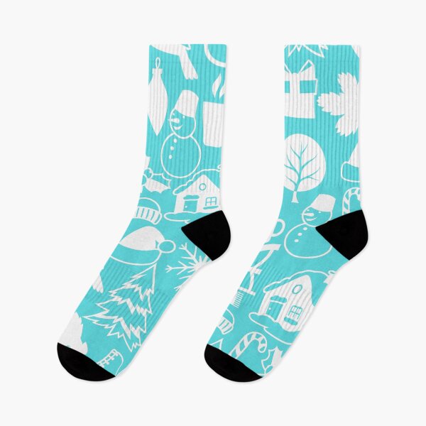 Item preview, Classic Christmas Winter Scenery Blue Teal designed and sold by IamTrending.