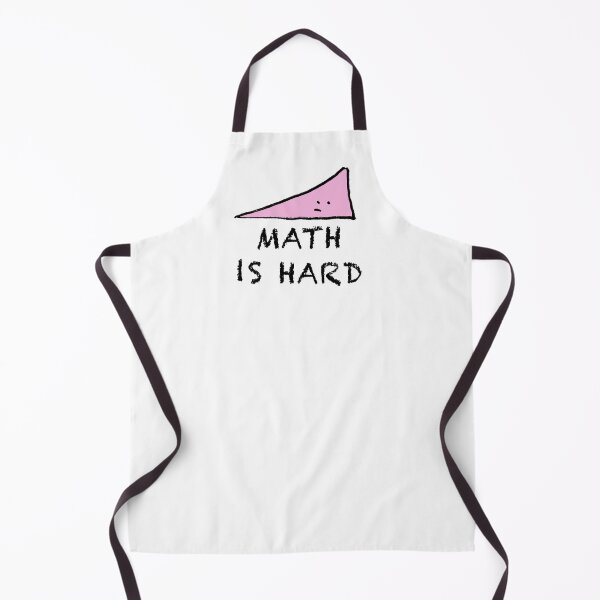 Item preview, Math is Hard - Pink designed and sold by joshcartoonguy.