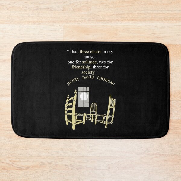 Item preview, Thoreau, "I had three chairs" designed and sold by Madriguera.