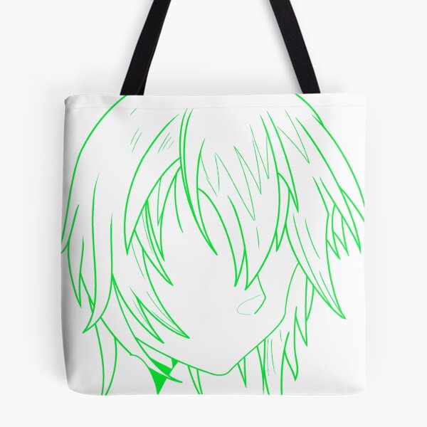 Item preview, Manga woman's drawing green designed and sold by Jess-Xs.