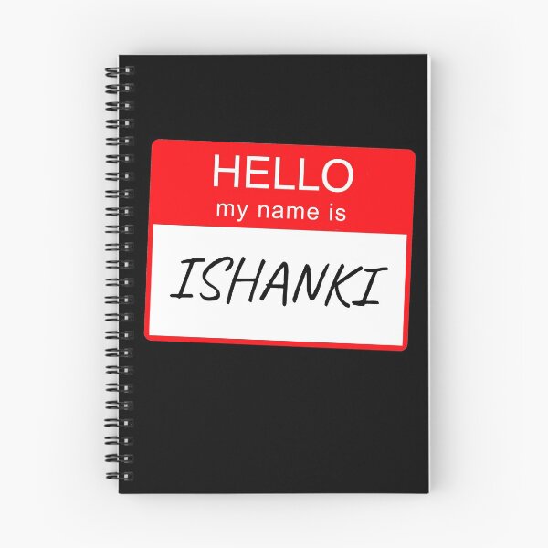 Item preview, Hello My Name Is Ishanki Name Tag Custom Personalised Design  designed and sold by CreatedbyJR.