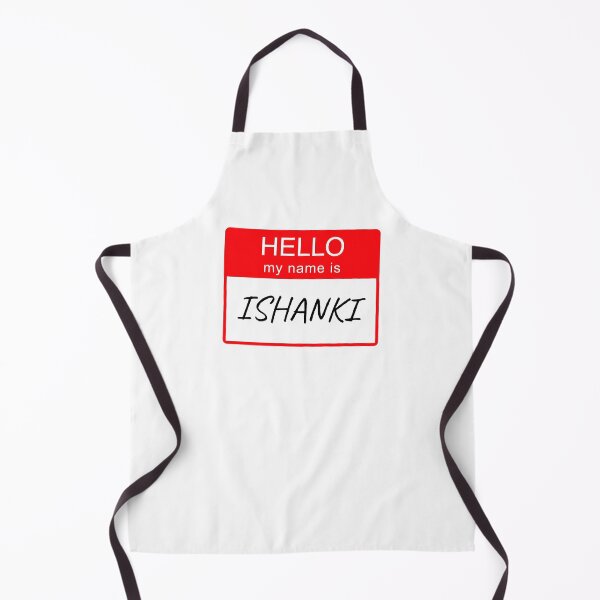 Item preview, Hello My Name Is Ishanki Name Tag Custom Personalised Design designed and sold by CreatedbyJR.