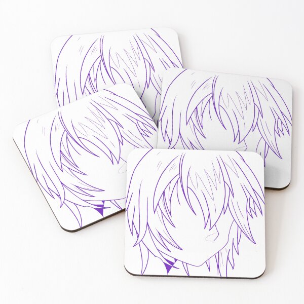 Item preview, Manga woman's drawing purple designed and sold by Jess-Xs.