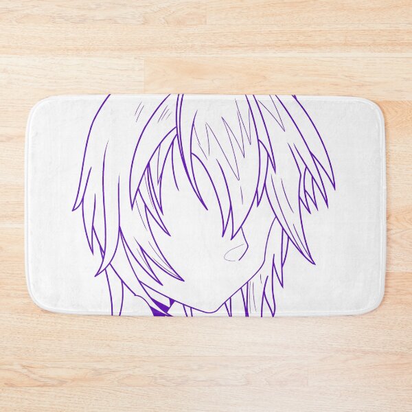 Item preview, Manga woman's drawing purple designed and sold by Jess-Xs.