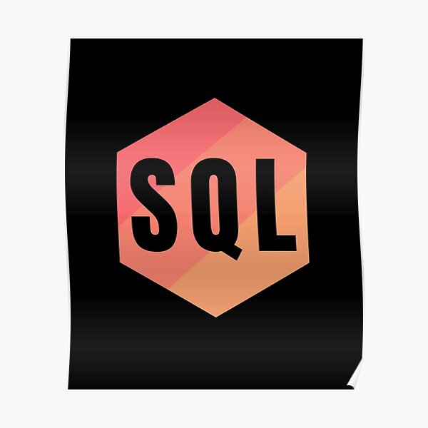 "Retro SQL Language" Poster by ClassyGeek1 | Redbubble