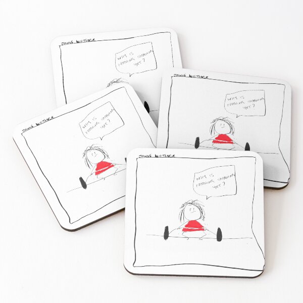 Item preview, Why is nothing happening yet? designed and sold by Joanne Whitlock.