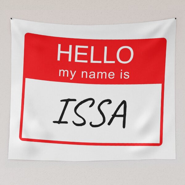 Item preview, Hello My Name Is Issa Name Tag Custom Personalised Design  designed and sold by CreatedbyJR.