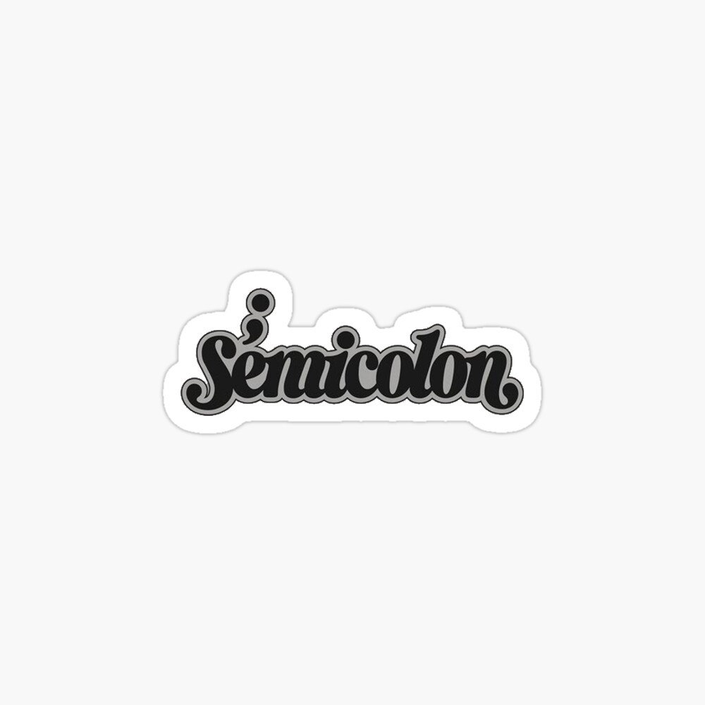 seventeen semicolon | Sticker