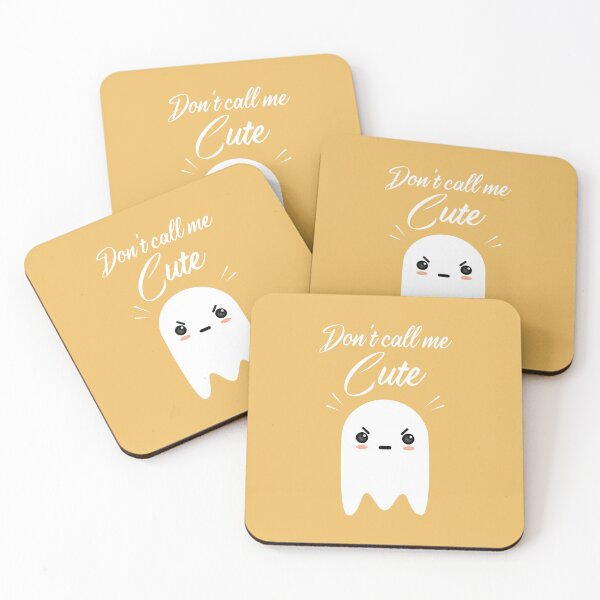 Item preview, DON'T CALL ME CUTE,CUTE HALLOWEEN GHOST designed and sold by TheFirstOne.