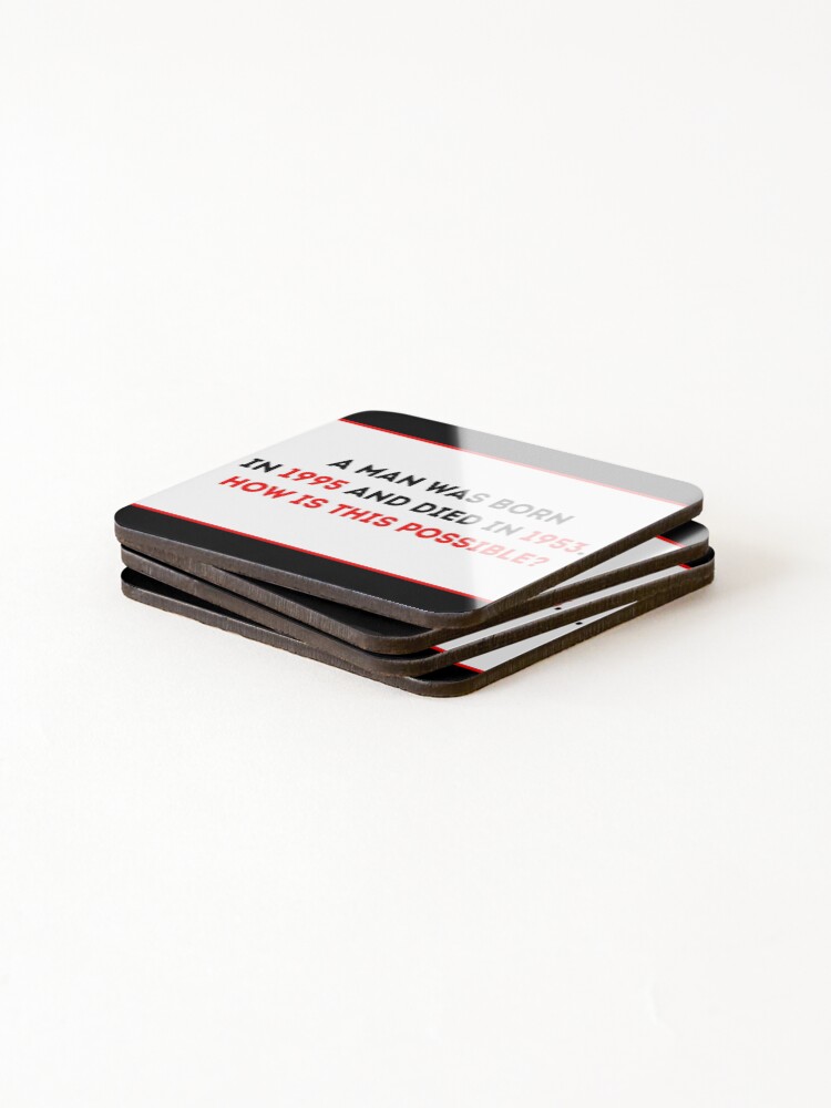 Thumbnail 4 of 5, Coasters (Set of 4), Quiz Test Riddle designed and sold by Fashimation20.