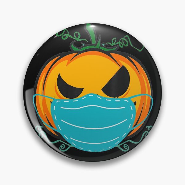 Item preview, Funny Halloween Pumpkin Wearing A Mask 2020 Jackolantern designed and sold by EvanMcguinness.