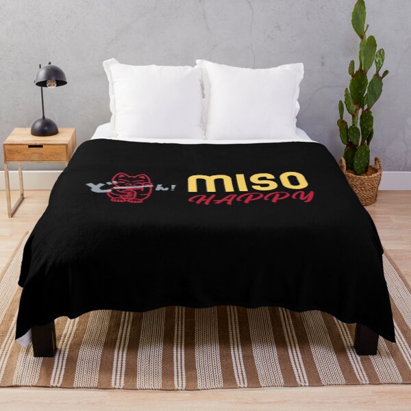 Item preview, Miso Happy, Says the Japanese Cat designed and sold by friendlyspoon.
