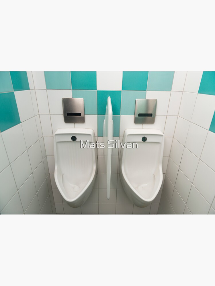 "Urinal" Sticker by matsilvan Redbubble