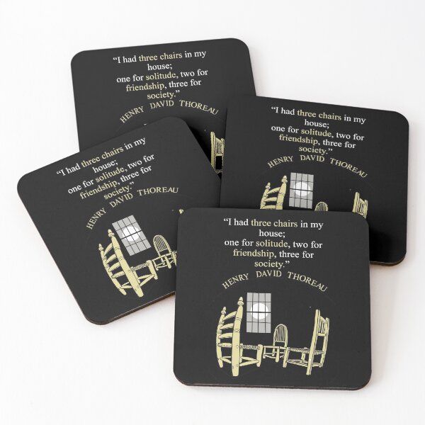 Item preview, Thoreau, "I had three chairs" designed and sold by Madriguera.