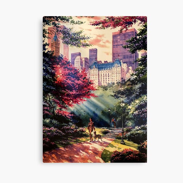 Central Park, New York, Canvas Print