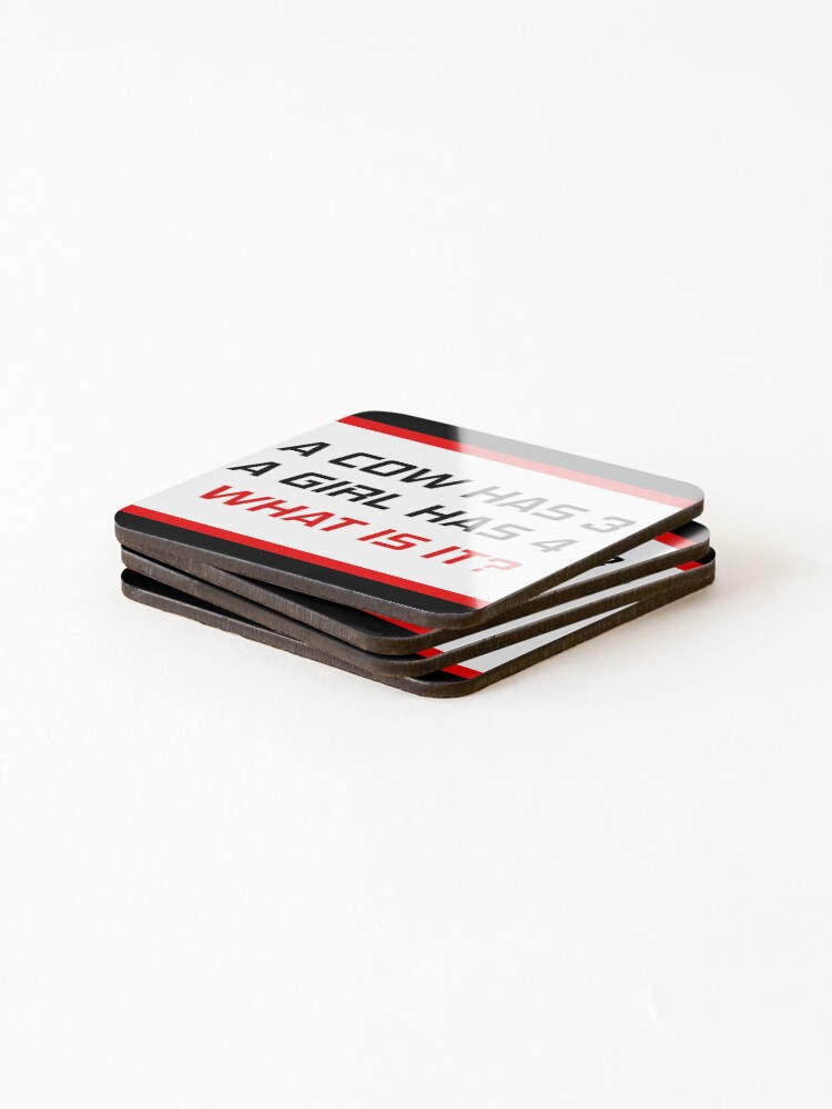 Thumbnail 4 of 5, Coasters (Set of 4), Quiz Test Riddle designed and sold by Fashimation20.