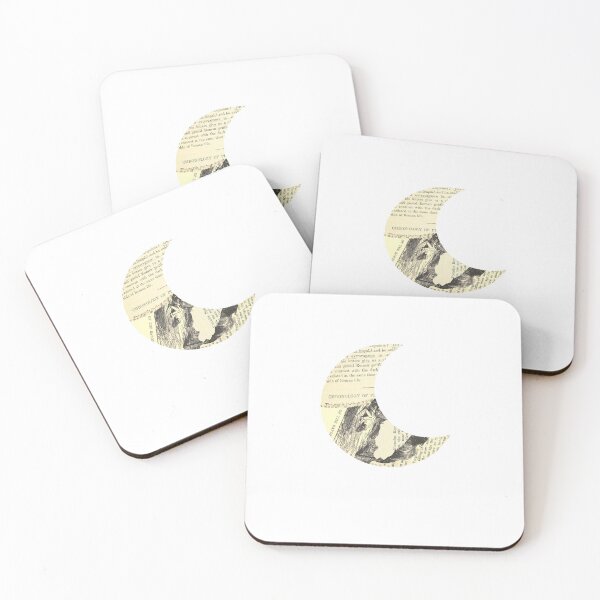 Item preview, Moon Book Pages Letters Reader Writer Vintage designed and sold by sharedipmemes.