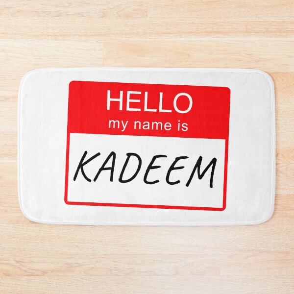 Item preview, Hello My Name Is Kadeem Name Tag Custom Personalised Design  designed and sold by CreatedbyJR.