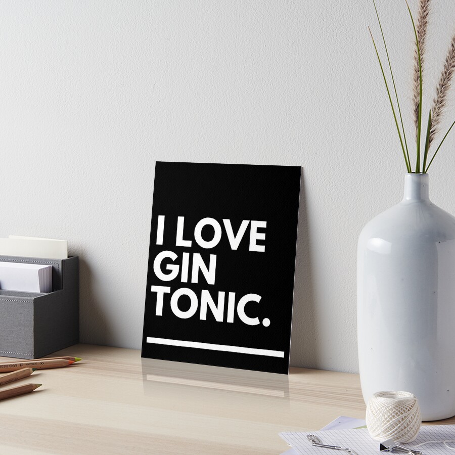 Poster by Gin Redbubble | Tonic\