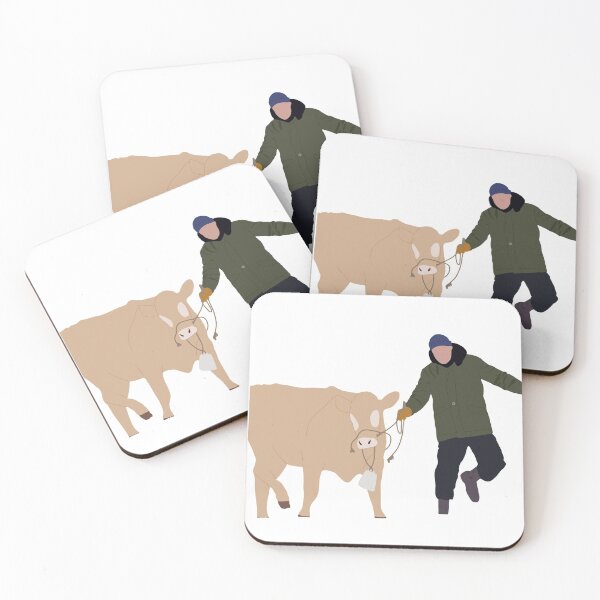 Item preview, Robert Pattinson pulling a cow designed and sold by gaiamarchion.