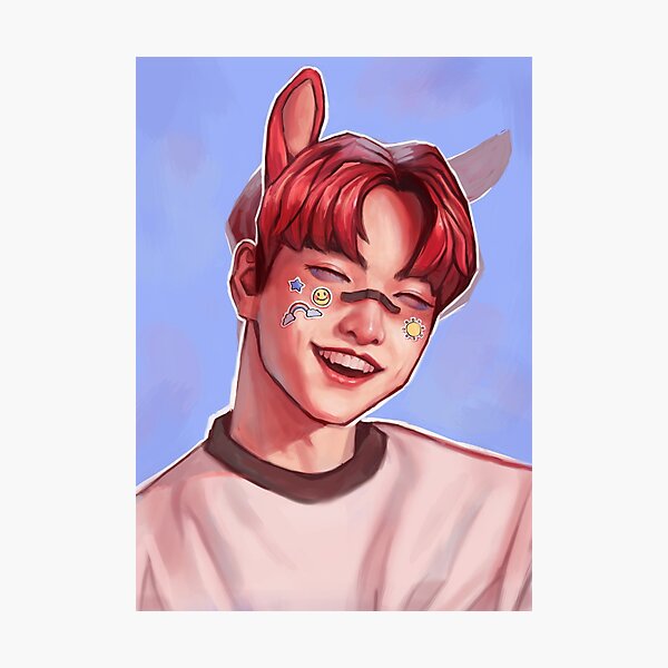 "TXT Soobin Portrait" Photographic Print for Sale by pumakosmos | Redbubble