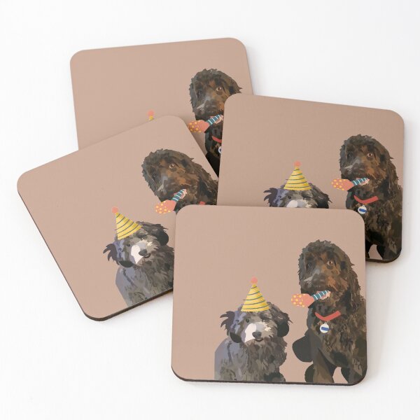 Item preview, Puppies birthday celebration  designed and sold by Shus-arts.