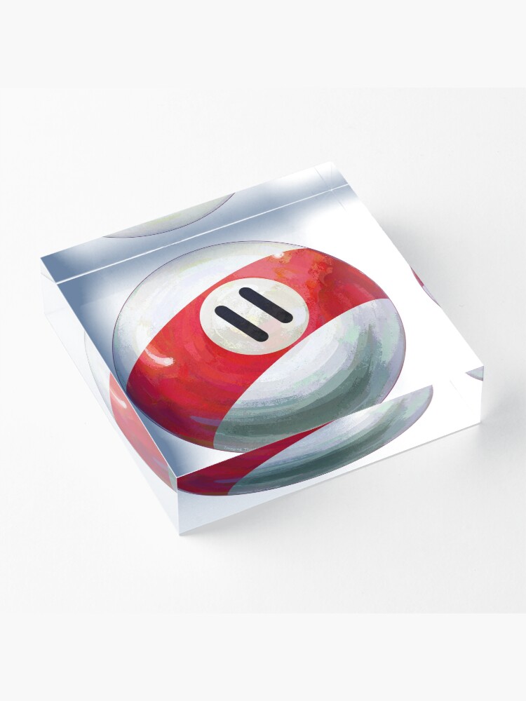 Alternate view of Billiards 11 Ball Acrylic Block