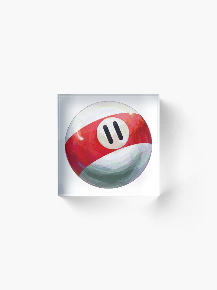 Alternate view of Billiards 11 Ball Acrylic Block