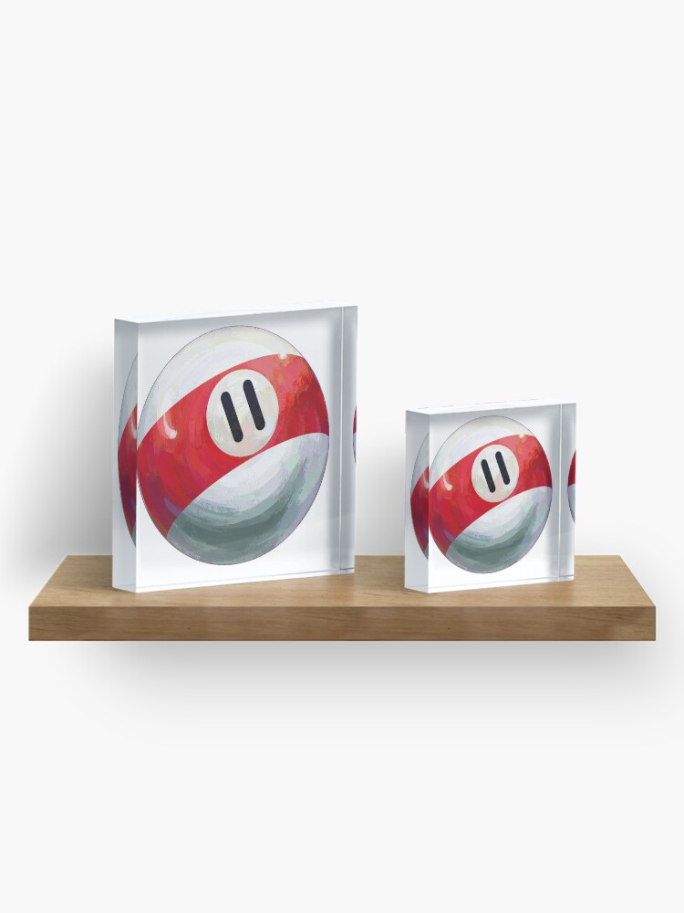 Alternate view of Billiards 11 Ball Acrylic Block
