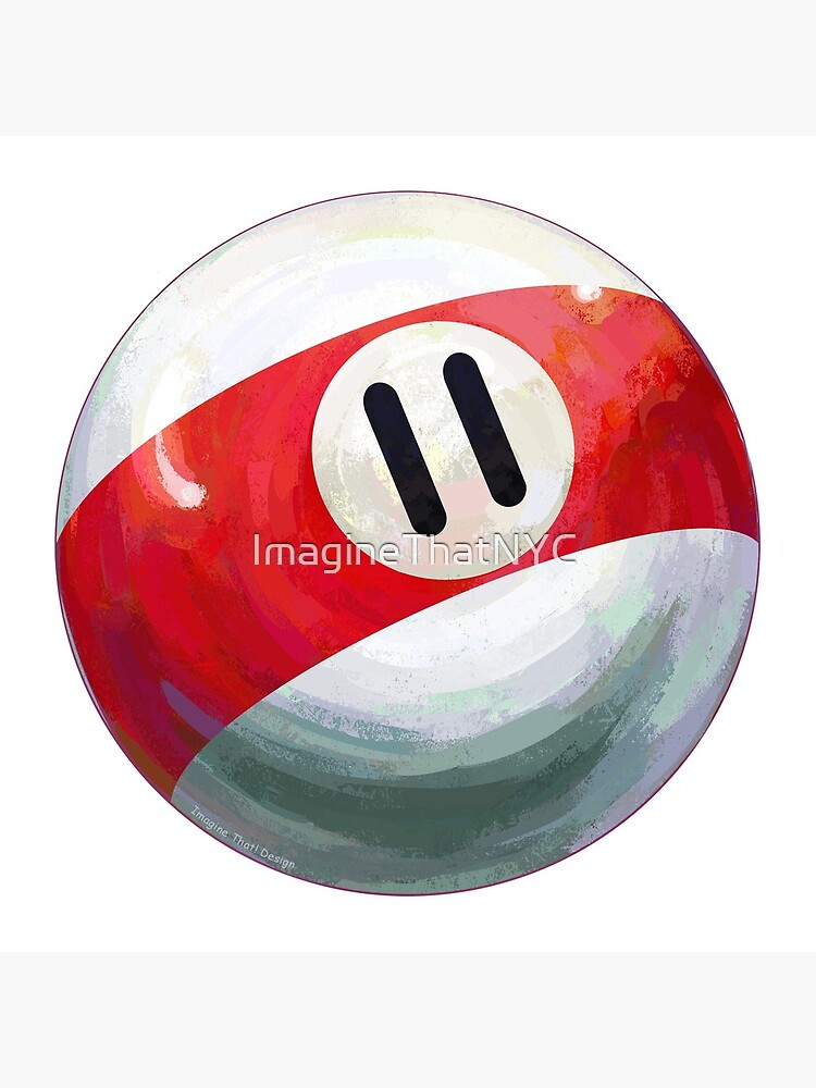 Billiards 11 Ball by ImagineThatNYC