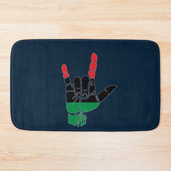 Item preview, Love Sign and Black Liberation Flag, ASL African Gift designed and sold by Tamarage.