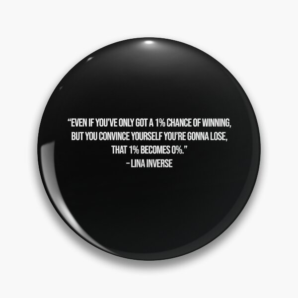 Item preview, Lina Inverse - Quote designed and sold by Epicanimequotes.