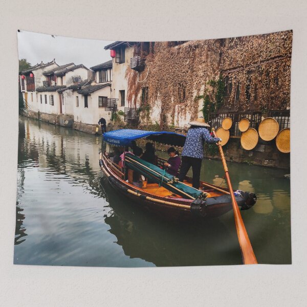 Item preview, Boat on the Canal - Suzhou, China designed and sold by passportpaige.