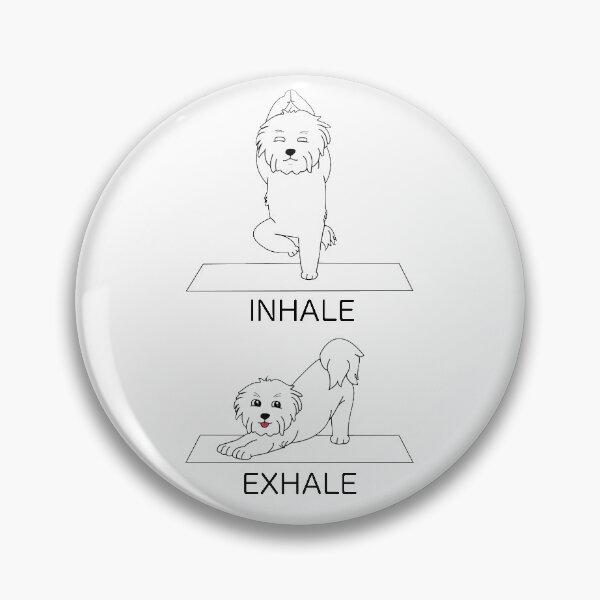 Item preview, Lucky Yoga Sticker designed and sold by Pawpouchgoods.
