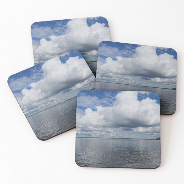 Item preview, cumulus clouds float over the sea designed and sold by mrivserg.