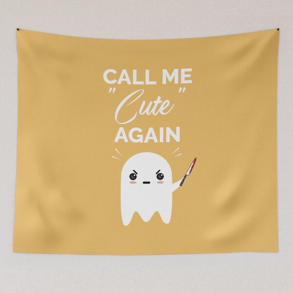 Item preview, CALL ME CUTE AGAIN, CUTE GHOST HALLOWEEN designed and sold by TheFirstOne.