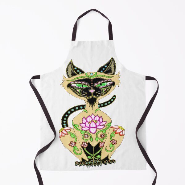 Item preview, Siamese Cat Sugar Skull designed and sold by J-CCreations.