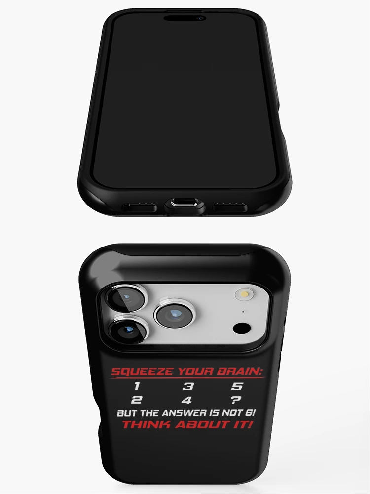 Thumbnail 3 of 4, iPhone Case, Quiz Test Riddle designed and sold by Fashimation20.