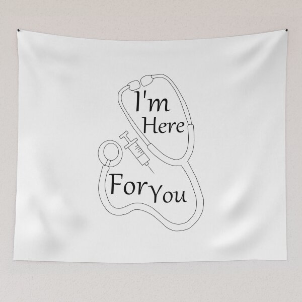 Item preview, I'm here for you tshirt gift doctors gift nurse  designed and sold by hafidoox.